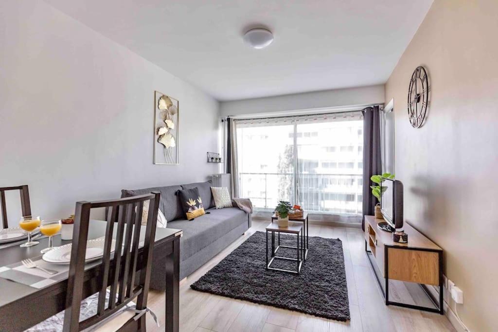 Appartement Avec Parking Et Terrasse Metro 7 Et Paris Villejuif Exterior foto